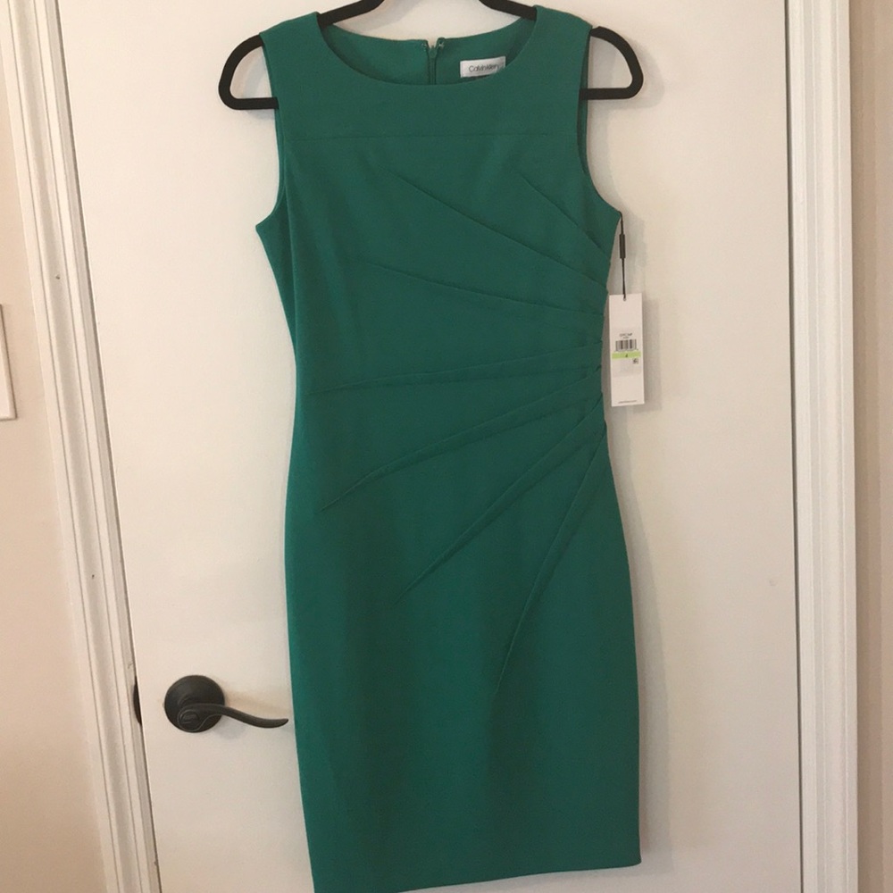 Emerald green NWT Calvin Klein dress